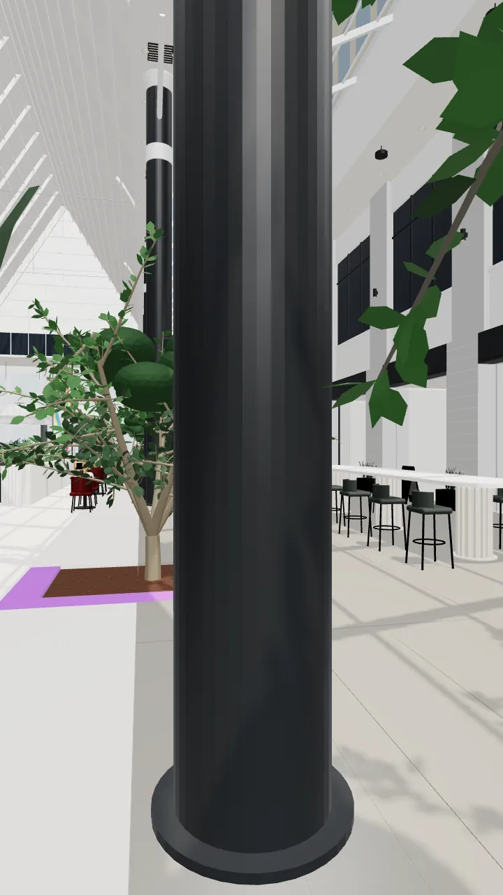 The twin of the lobby, seen from where the video starts