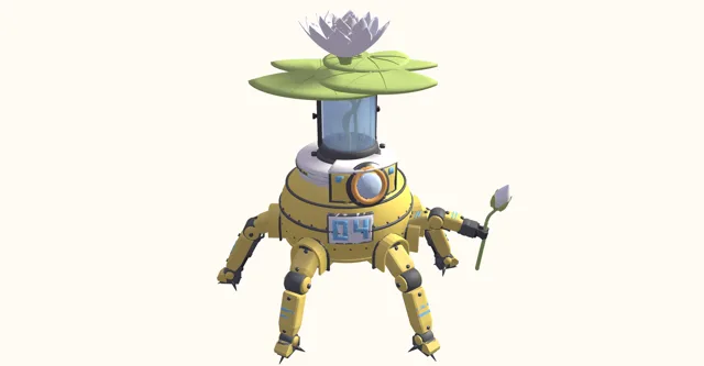 Botanical Mech Robot