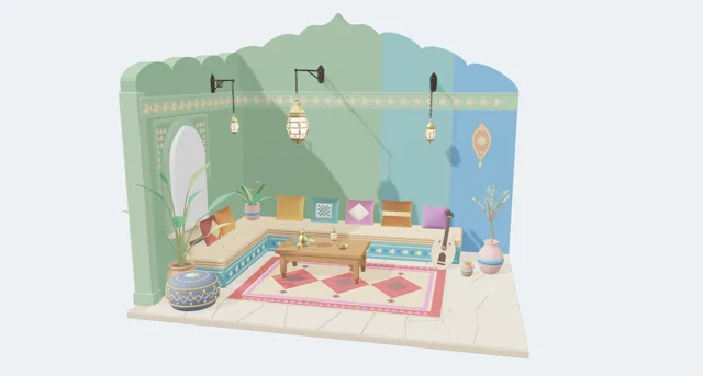 Moroccan Lounge Interior