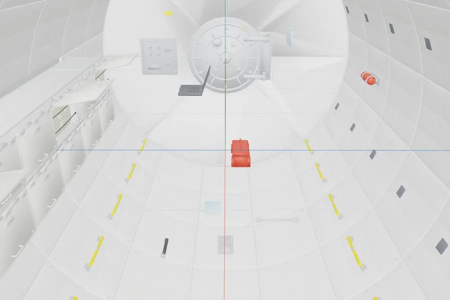 Cylindrical Space Station